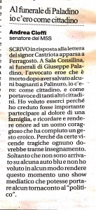 lettera a Repubblica